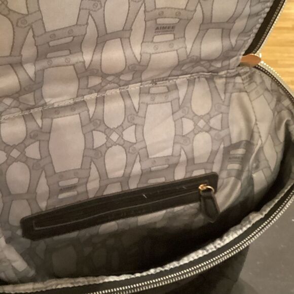 AIMEE KERSTENBERG BLACK QUILTED SARDINA BACKPACK - Picture 12 of 14